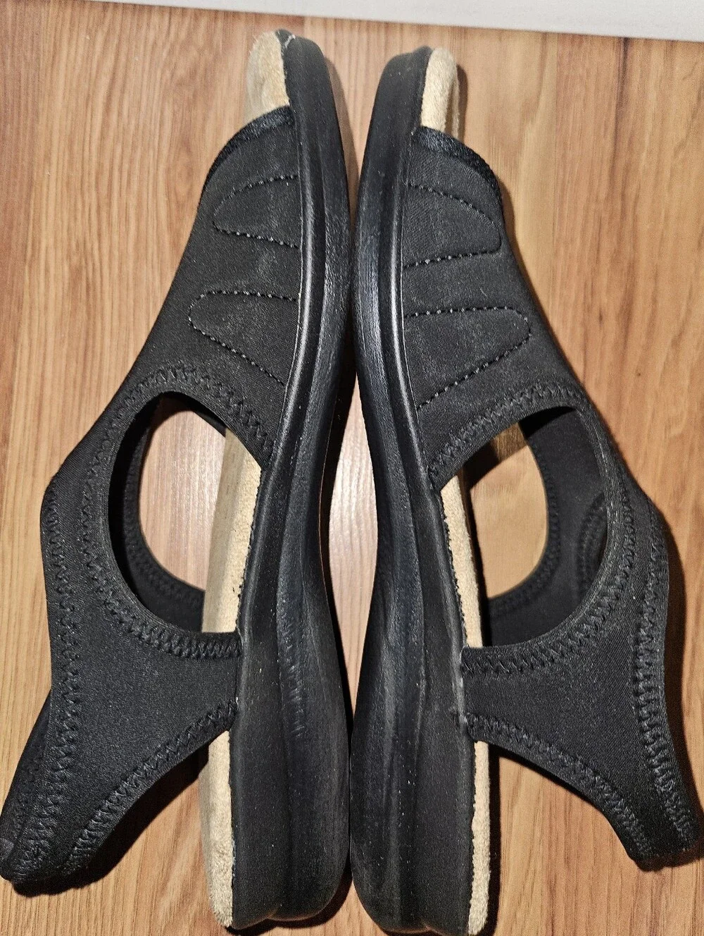Flexus by Spring Step Nyaman Black Comfort Slingback Sandals Made In Italy
